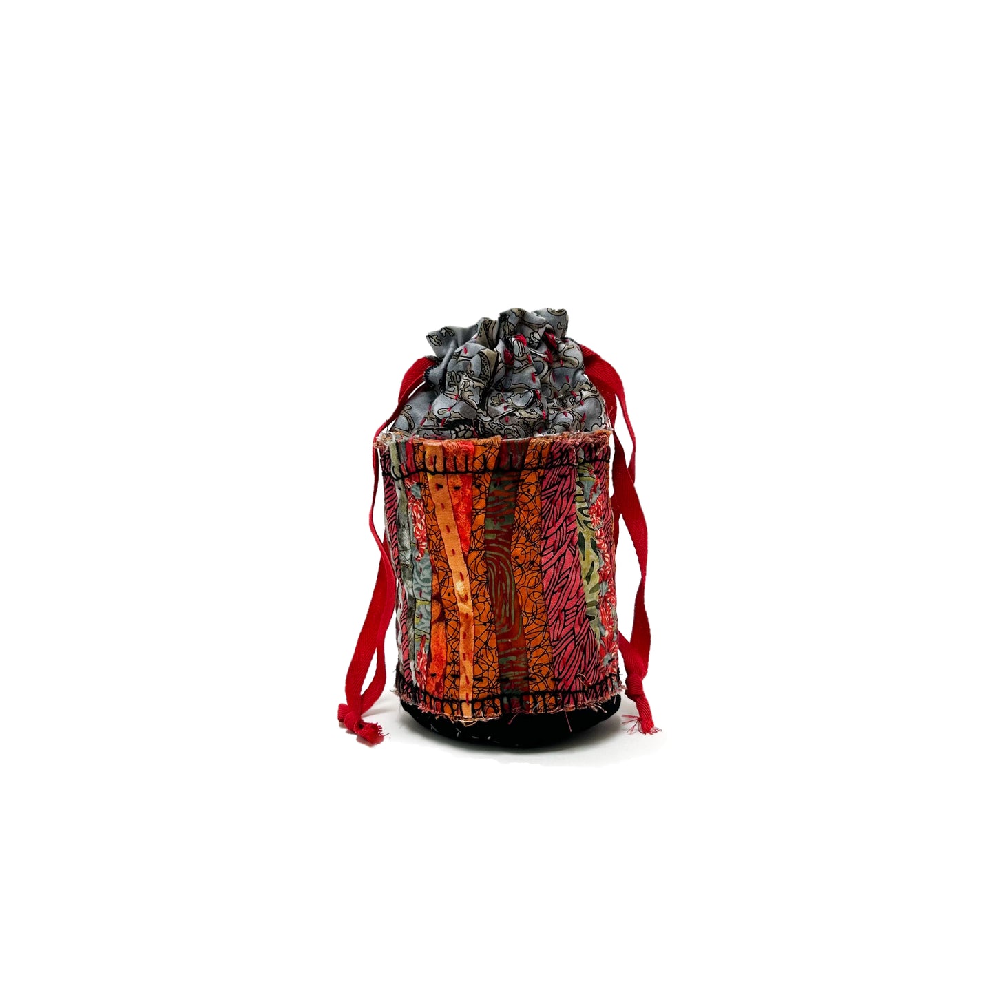 Autumn drawstring bucket bag